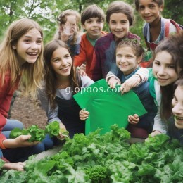 青春意味着着绿色和期望。